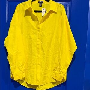 Express Bright Yellow Blouse